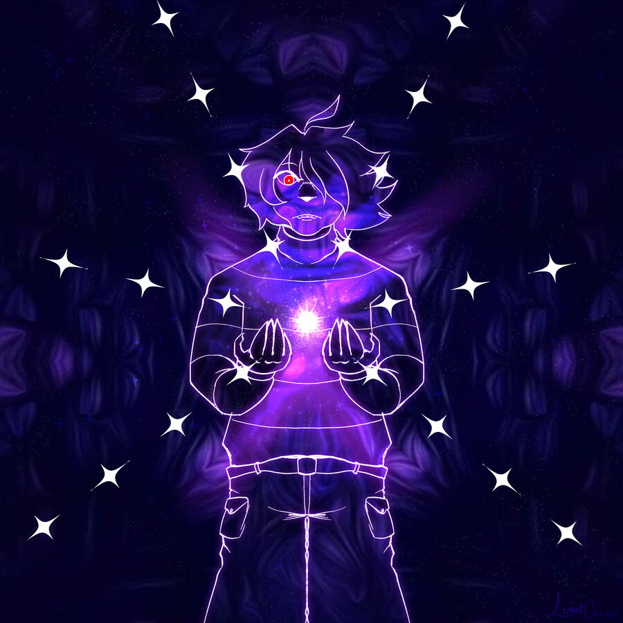 qualiaether "Lost in Flickering Lights" Cover Art